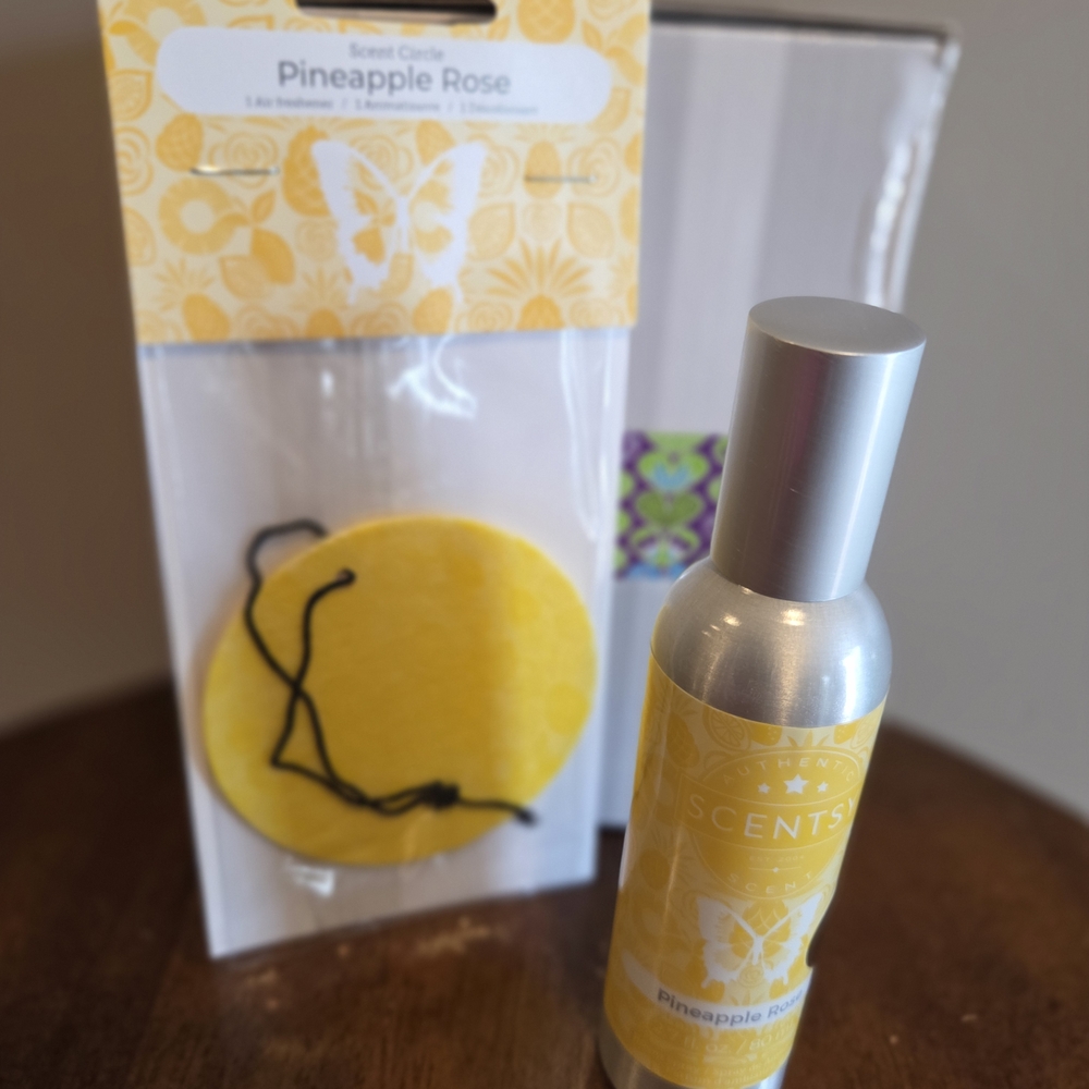 Scentsy 'Pineapple Rose' Set